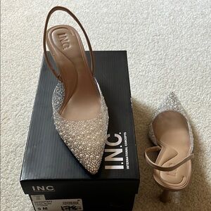 INC International Concepts Pearl Heels